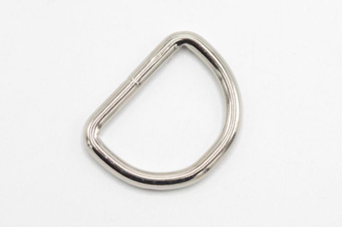 Hovedbilde D-ring sveiset 24 x 17 x 3,4 mm forniklet