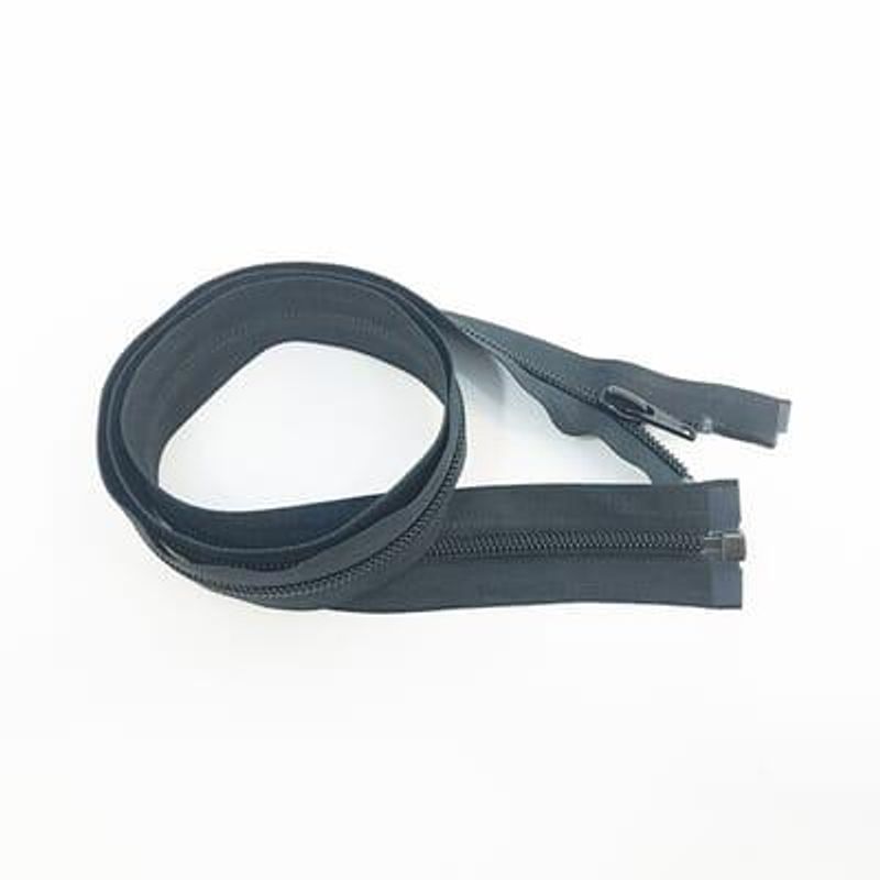 GLIDELÅS SPIRAL 5 MM YKK 90 CM DELBAR SVART