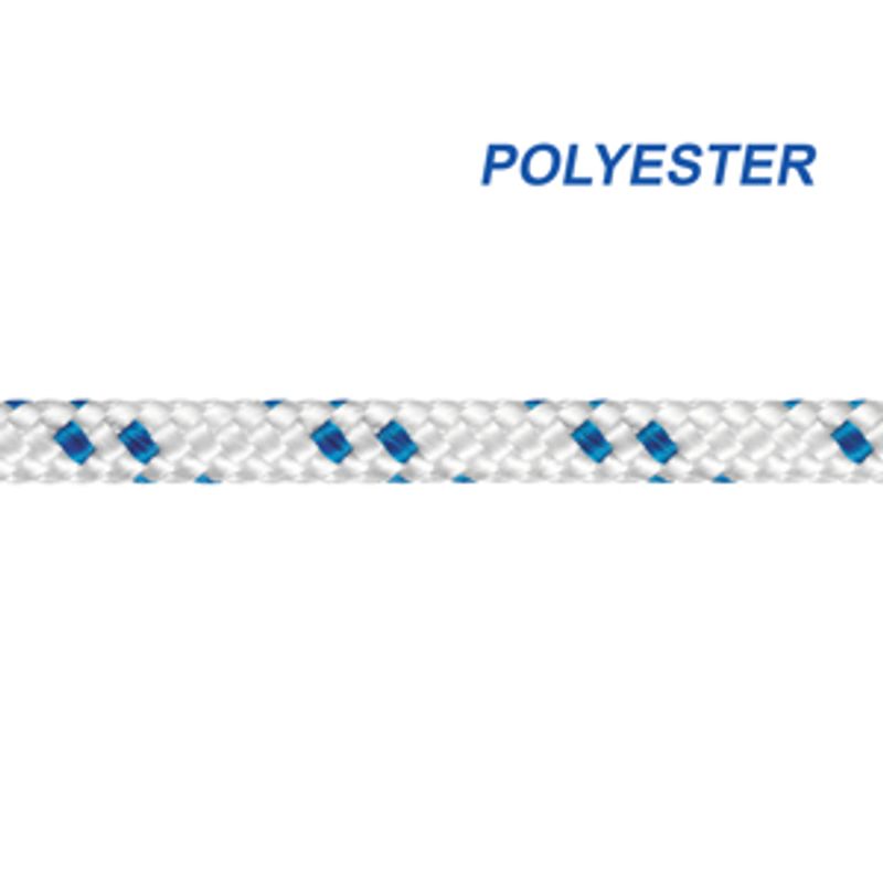 Trimline 5 mm hvit/blå