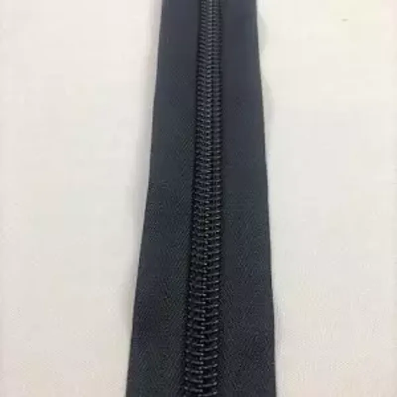 GLIDELÅS SPIRAL 10 MM YKK METERVARE SVART